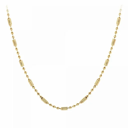 Collier femme Angèle M - B2376-DORE Acier Doré