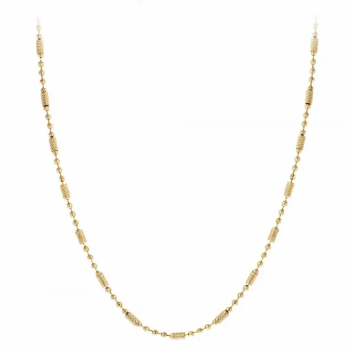 Collier femme Angèle M - B2376-DORE Acier Doré