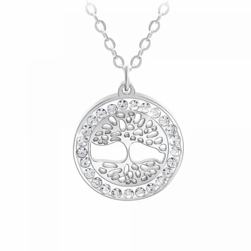 Collier femme Angèle M B2559 - Acier Argent