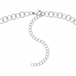 Collier femme Angèle M B2374-ARGENT - Acier Argent