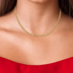 Collier femme Angèle M B2374-DORE - Acier Doré