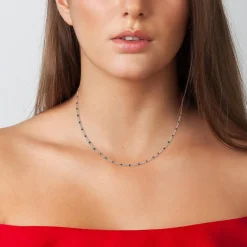 Collier femme Angèle M B2380-NOIR