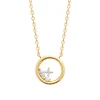 Collier femme anneau oz plaqué or Maison de la Bijouterie UW404W45