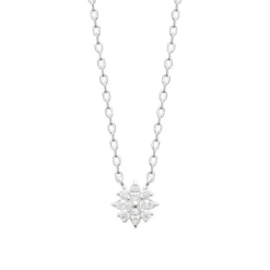 Collier femme argent pendentif oxydes Maison de la Bijouterie VW3UWY45
