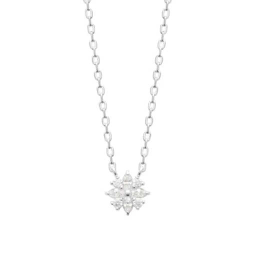 Collier femme argent pendentif oxydes Maison de la Bijouterie VW3UWY45