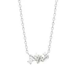 Collier femme argent pendentif de zirconium Maison de la Bijouterie VW3WUW45