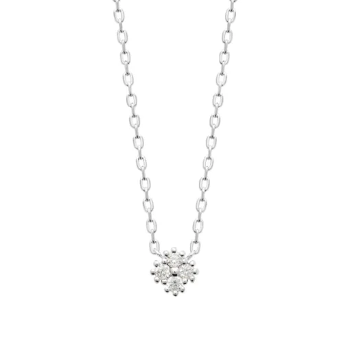 Collier femme argent pendentif oxyde de zirconium Maison de la Bijouterie VW3WW045