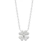 Collier femme argent pendentif trèfle oxyde Maison de la Bijouterie VW3W5645