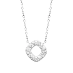 Collier femme argent pendentif oxyde de zirconium Maison de la Bijouterie VW3WVU45