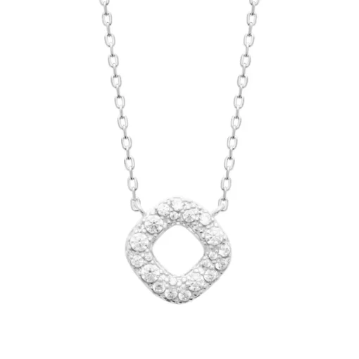 Collier femme argent pendentif oxyde de zirconium Maison de la Bijouterie VW3WVU45