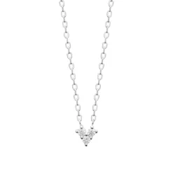 Collier femme argent pendentif oxyde de zirconium Maison de la Bijouterie VW3W6W45