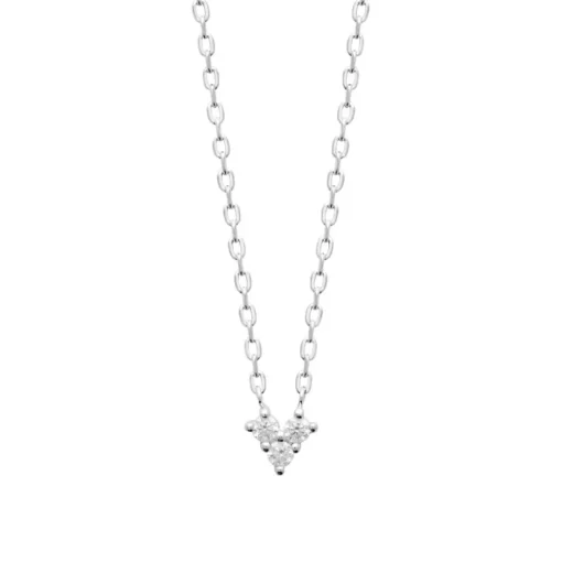 Collier femme argent pendentif oxyde de zirconium Maison de la Bijouterie VW3W6W45