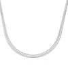 Collier femme argent rhodié - W4Z3Y04Y