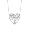 Collier femme argent rhodié - WYZ45445