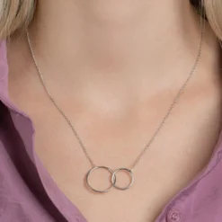 Collier femme argent rhodié - WYZZ5U45