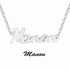 Collier Femme Athème - B2689-ARGENT-MANON Acier Argent