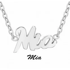 Collier Femme Athème - B2689-ARGENT-MIA Acier Argent