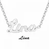 Collier Femme Athème - B2689-ARGENT-LINA Acier Argent