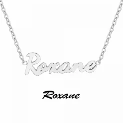 Collier Femme Athème - B2689-ARGENT-ROXANE Acier Argent