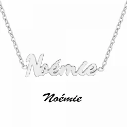 Collier Femme Athème - B2689-ARGENT-NOEMIE Acier Argent