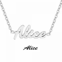 Collier Femme Athème - B2689-ARGENT-ALICE Acier