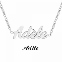 Collier Femme Athème - B2689-ARGENT-ADELE Acier