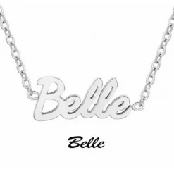 Collier femme Athème - B2689-ARGENT-BELLE Acier Argent