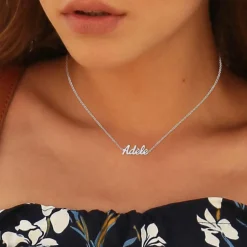Collier Femme Athème - B2689-ARGENT-ADELE Acier