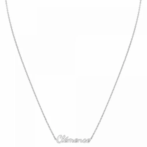 Collier Femme Athème - B2689-ARGENT-CLEMENCE Acier