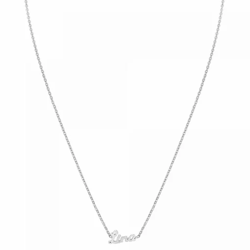 Collier Femme Athème - B2689-ARGENT-LINA Acier Argent