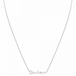 Collier femme Athème - B2689-ARGENT-BONHEUR Acier Argent