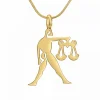Collier Femme Athème - B2427-BALANCE Acier Doré