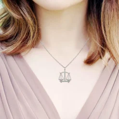 Collier Femme Athème - B2425-BALANCE Métal Argent