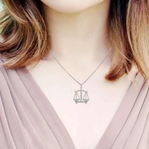 Collier Femme Athème - B2425-BALANCE Métal Argent