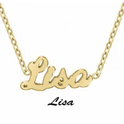 Collier Femme Athème - B2689-DORE-LISA Acier