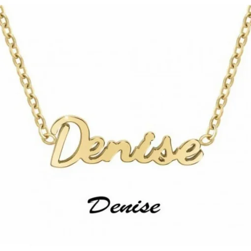 Collier Femme Athème - B2689-DORE-DENISE Acier Doré