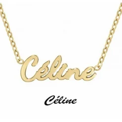 Collier Femme Athème - B2689-DORE-CELINE Acier