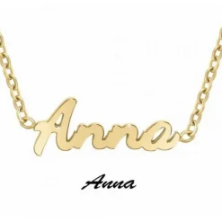 Collier Femme Athème - B2689-DORE-ANNA Acier Doré