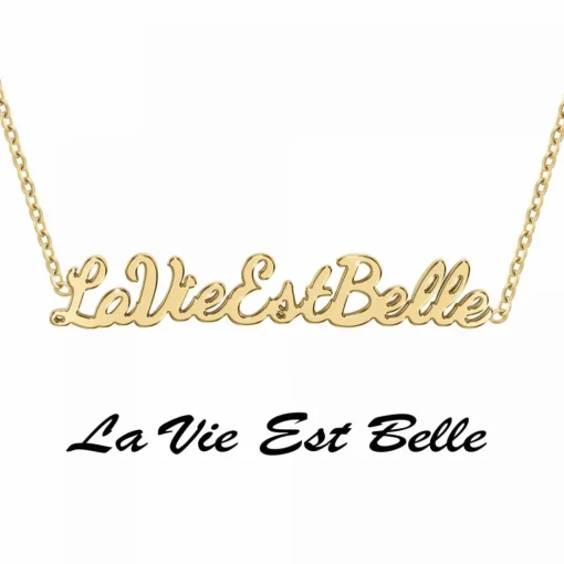 Collier Femme Athème - B2689-DORE-LAVIEESTBELLE Acier