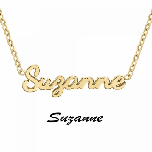 Collier Femme Athème - B2689-DORE-SUZANNE Acier Doré