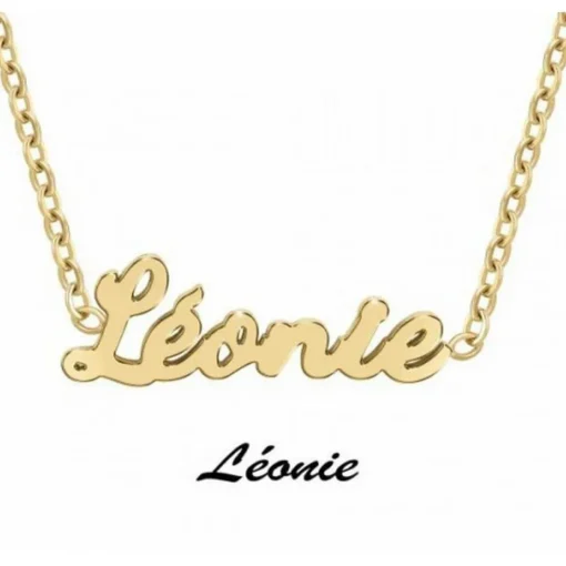 Collier Femme Athème - B2689-DORE-LEONIE Acier Doré