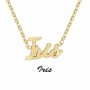 Collier Femme Athème - B2689-DORE-IRIS Acier Doré