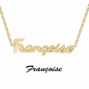 Collier Femme Athème - B2689-DORE-FRANCOISE Acier Doré