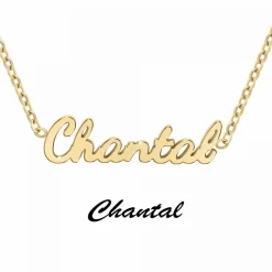 Collier Femme Athème - B2689-DORE-CHANTAL Acier Doré