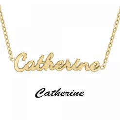 Collier Femme Athème - B2689-DORE-CATHERINE Acier Doré