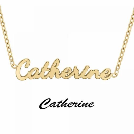 Collier Femme Athème - B2689-DORE-CATHERINE Acier Doré