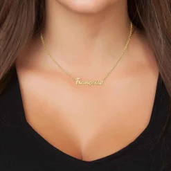 Collier Femme Athème - B2689-DORE-FRANCOISE Acier Doré