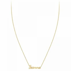 Collier Femme Athème - B2689-DORE-JEANNE Acier Doré