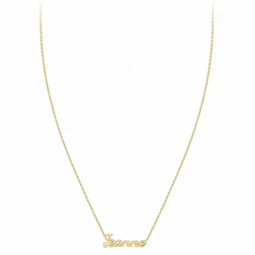 Collier Femme Athème - B2689-DORE-JEANNE Acier Doré