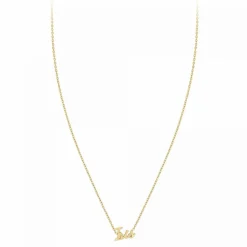 Collier Femme Athème - B2689-DORE-IRIS Acier Doré
